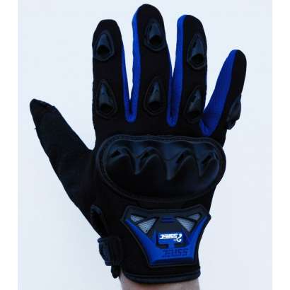 Moto rukavice SSPEC 7201 crno - plave