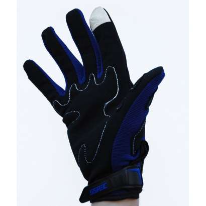 Moto rukavice SSPEC 7203 crne - plave