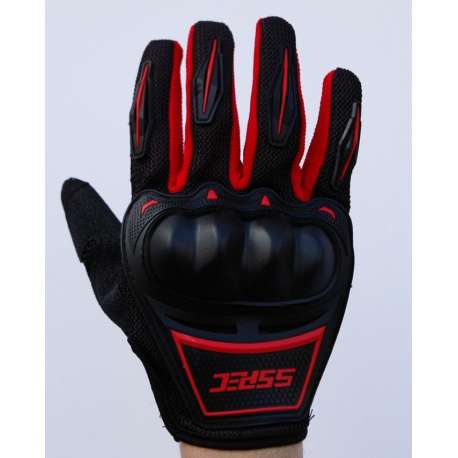 Moto rukavice SSPEC 7204 crno - crvene