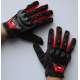 Moto rukavice SSPEC 7201 crne - orange