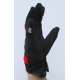 Moto rukavice Dainese platno crno - crvena 