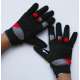 Moto rukavice Dainese platno crno - crvena 
