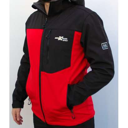 Windstopper jakna Mountain Spirit MS 8021 crveni