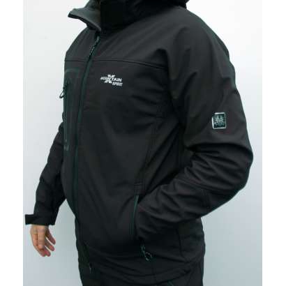 Windstopper jakna Mountain Spirit MS 8028 crni