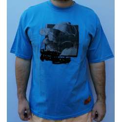 Muška pamučna majica 2XL mod.5 plava