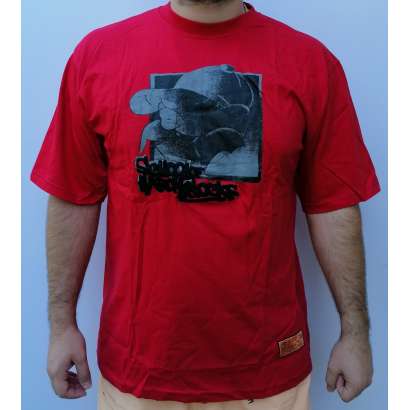 Muška pamučna majica 2XL mod.5 crvena
