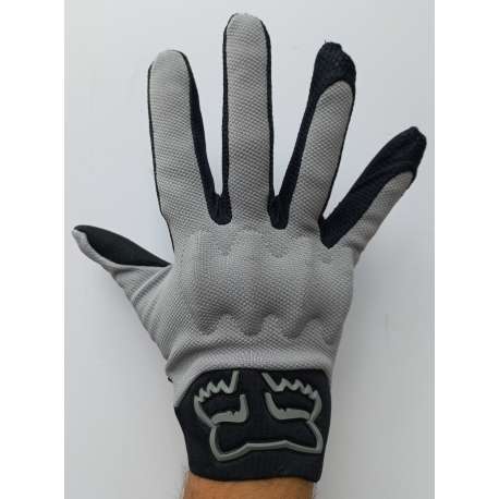 Moto rukavice Fox cros sive
