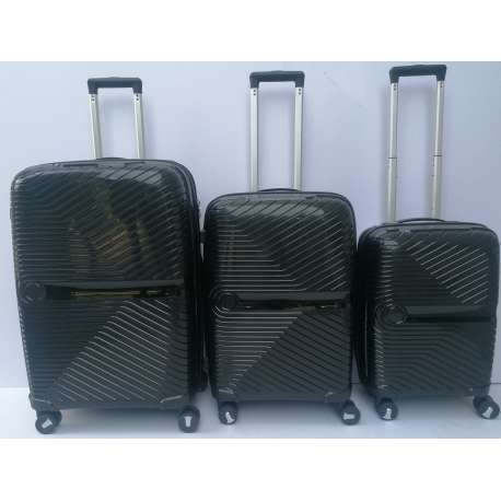 SET KOFERA 3U1 POLIPROPILEN PP12 CRNI