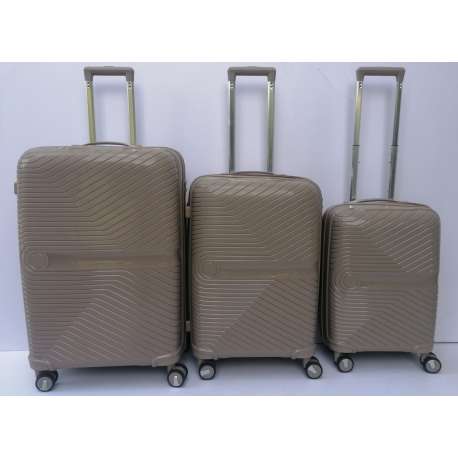 SET KOFERA 3U1 POLIPROPILEN PP12 ZLATNI