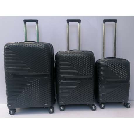 SET KOFERA 3U1 POLIPROPILEN PP12 TAMNO SIVI