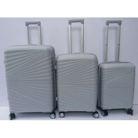 SET KOFERA 3U1 POLIPROPILEN PP3 SREBRNI