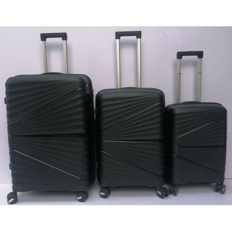 SET KOFERA 3U1 POLIPROPILEN PP3 CRNI