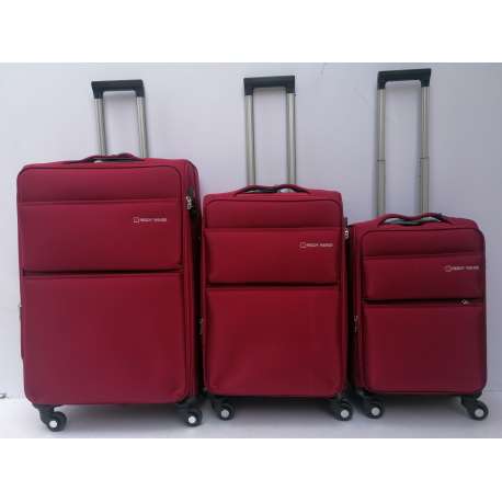 Koferi set 3u1 PLATNO F 60 CRVENI