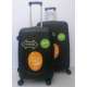 SET KOFERA 2U1 SREDNJI I VELIKI ABS 8012 CRNI +POKLON NAVLAKA