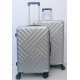 SET KOFERA 2U1 SREDNJI I VELIKI ABS 8010 SREBRNI +POKLON NAVLAKA