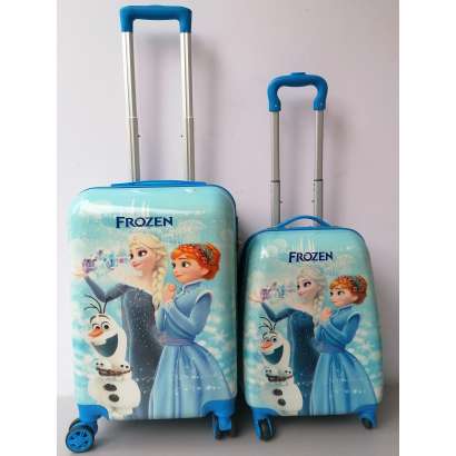 DECIJI KOFERI SET 2U1 MOD.45 FROZEN I OLAF  SVETLO PLAVI