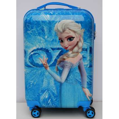 DECIJI KOFERI VELIKI MOD.33 ELZA FROZEN PLAVI