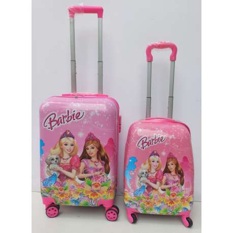 DECIJI KOFERI set 2u1 MOD.12 BARBI ROZE
