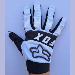 Moto rukavice Fox cros mod.1 bele
