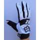 Moto rukavice Fox cros mod.1 bele