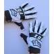 Moto rukavice Fox cros mod.1 bele
