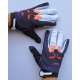 Moto rukavice Fox cros mod.5 sivo orange bele
