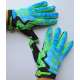 Moto rukavice Fox cros mod.6 plavo zelene