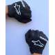 Moto rukavice Alpinestars cros mod.8 crno bele
