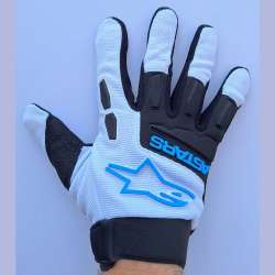 Moto rukavice Alpinestars cros mod.8  bele