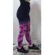 Helanke push up - mod.9072 crno - roze