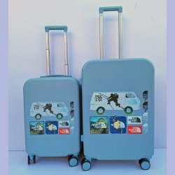 SET KOFERA 2U1 POLIPROPILEN  mod.NF KOMBI PLAVI H I T