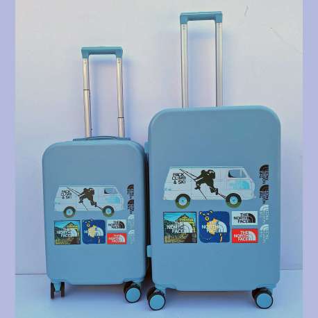 SET KOFERA 2U1 POLIPROPILEN  mod.NF KOMBI PLAVI