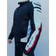 Moto jakna Dainese Speed Tex crno bela crvena