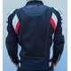 Moto jakna Dainese Speed Tex crno bela crvena
