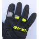 Moto rukavice Dainese VR46 platno crno - zute