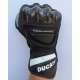 Kozne moto rukavice Ducati crne