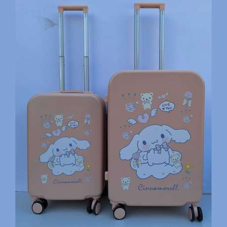 SET KOFERA 2U1 POLIPROPILEN  mod.KUCA ROZE