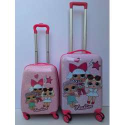 DECIJI KOFERI SET 2U1 MOD.40 LOL ROZE