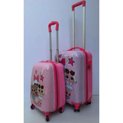 DECIJI KOFERI SET 2U1 MOD.40 LOL ROZE
