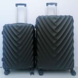 SET KOFERA 2U1 SREDNJI I VELIKI ABS 8006 CRNI +POKLON NAVLAKA