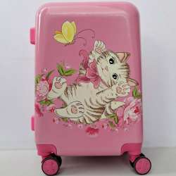 DECIJI KOFERI VELIKI MOD.38 ROZE MACKA