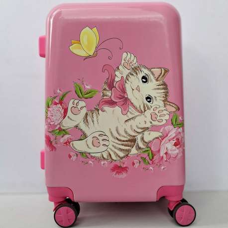 DECIJI KOFERI VELIKI MOD.38 ROZE MACKAI