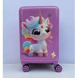 DECIJI KOFERI VELIKI MOD.60 Jednorog ljubicasti