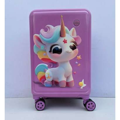 DECIJI KOFERI VELIKI MOD.60 Jednorog ljubicasti