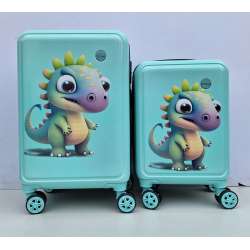 DECIJI KOFERI set 2u1 mod.61 Dinosaurus tirkizni