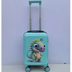 Deciji Kofer srednji MOD.61 Dinosaurus Tirkizni