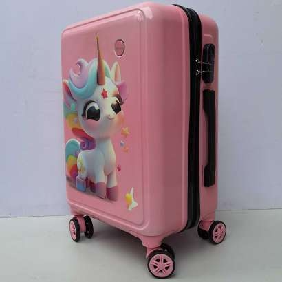 DECIJI KOFERI VELIKI MOD.62 Jednorog roze novi