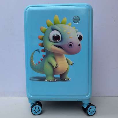 DECIJI KOFERI VELIKI MOD.65 Dinosaurus plavi