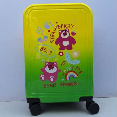 DECIJI KOFERI VELIKI MOD.72 Meda zuto zeleni