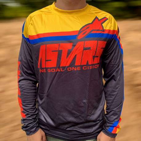 Moto kros dres mod.001 Alpinestars zuti